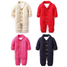 Wool Knitted Baby Rompers
